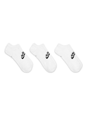 Nike White Everyday Essential Ankle Socks 3 Pack - Image 2 of 4