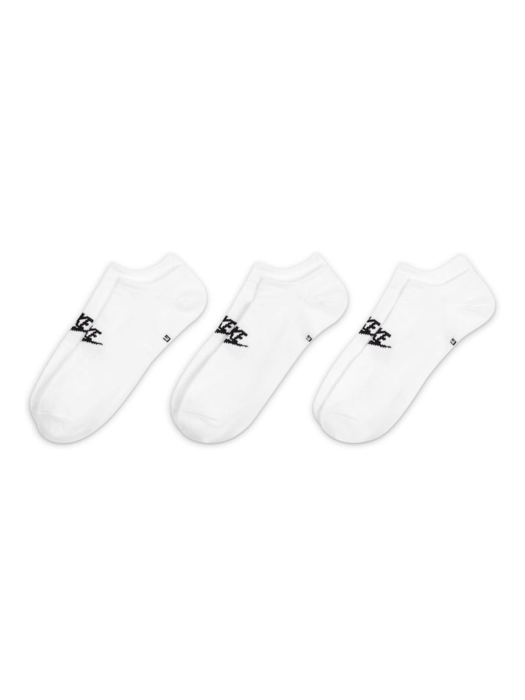Nike White Everyday Essential Ankle Socks 3 Pack - Image 3 of 4