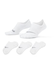 Nike Grey Womens Footsie Training Socks 3 Pack - Image 1 of 4
