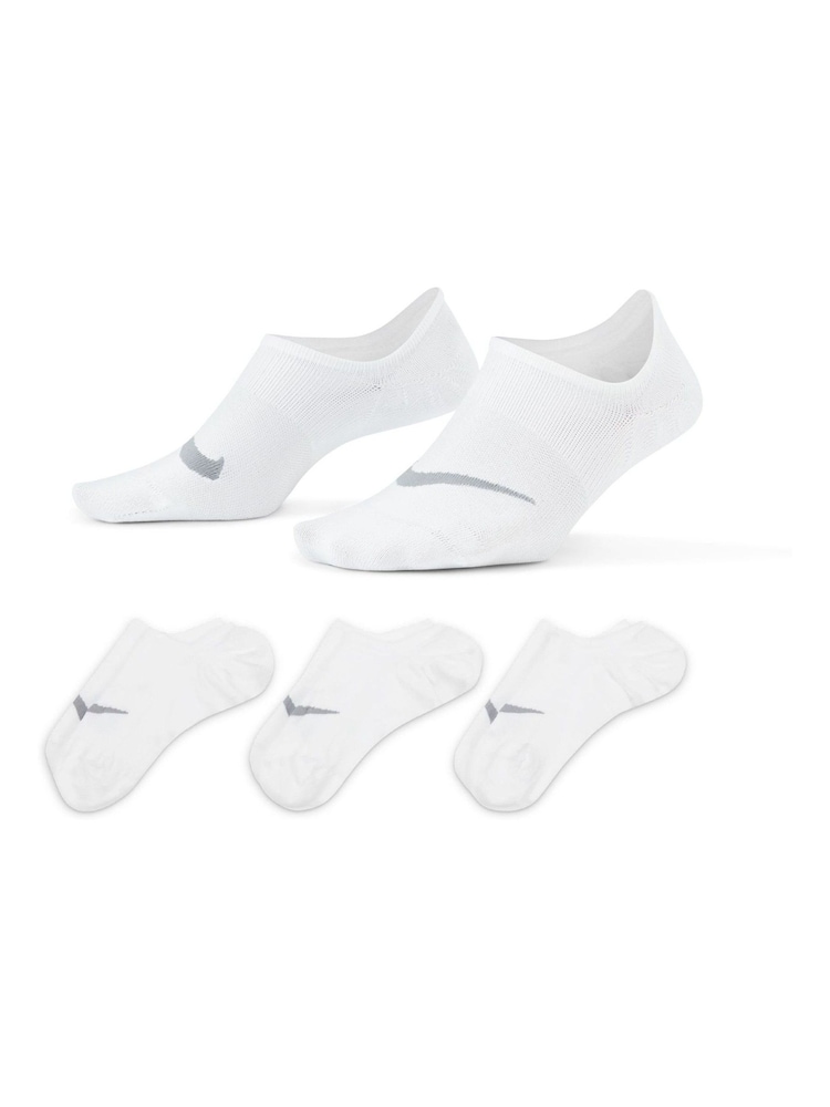 Nike Grey Womens Footsie Training Socks 3 Pack - Image 1 of 4