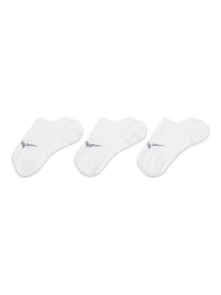 Nike Grey Womens Footsie Training Socks 3 Pack - Image 2 of 4
