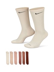 Brun - Nike Everyday Plus vadderade Crew 6 Paket - Bild 1 av 3