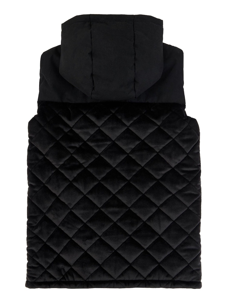 Juicy Couture Black Quilted Gilet - Image 2 of 3