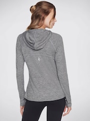 Skechers Grey Godri Brisk Escape Long Sleeve Hoodie - Image 2 of 2
