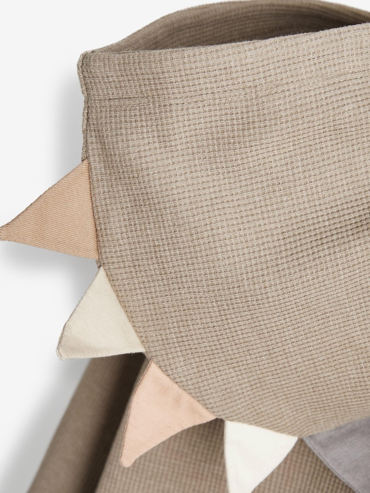 Neutral Textured Jersey Dino Spikes Hoodie (3mths-10yrs) - Image 3 of 3