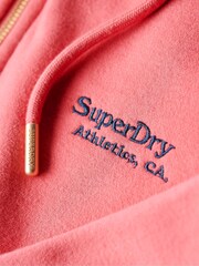 Superdry Bright Pink Essential Logo Zip Hoodie - Image 5 of 5
