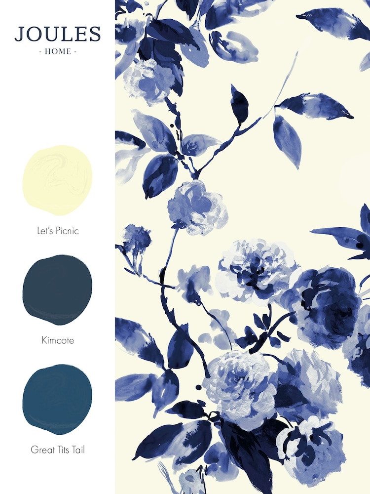 Joules Creme Boho Bloom Wallpaper - Image 3 of 3 Joules Creme Boho Bloom Wallpaper - Image 3 of 3
