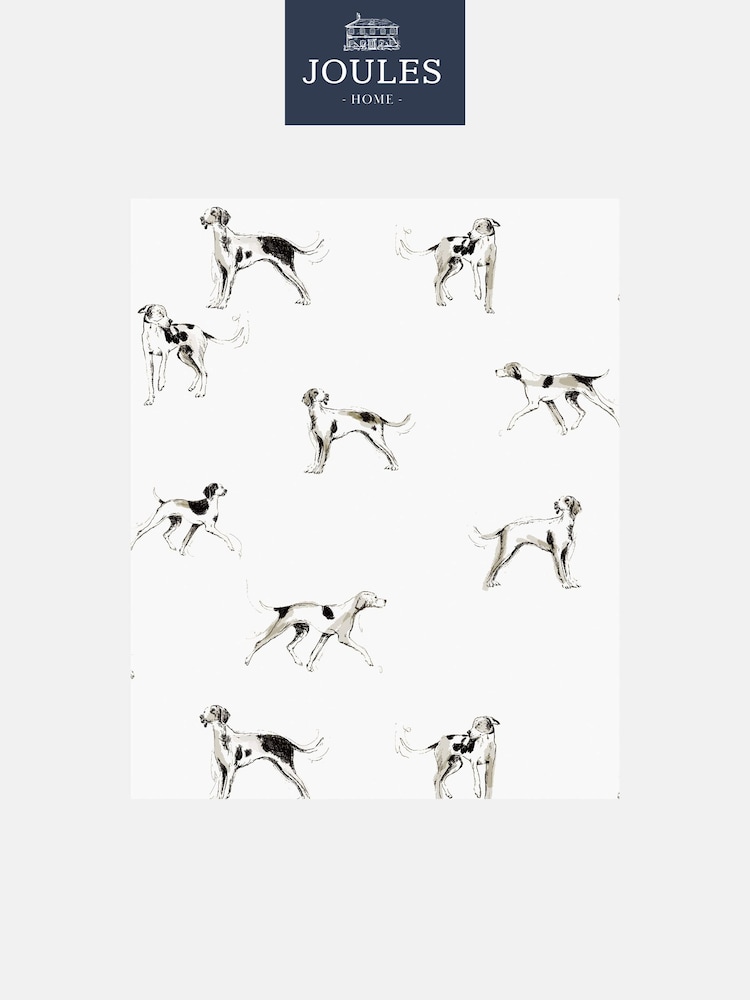 Joules Antique Creme Sketchy Dogs Wallpaper - Image 2 of 3
