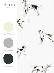Joules Antique Creme Sketchy Dogs Wallpaper - Image 3 of 3