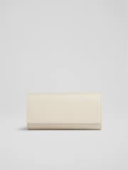 LK Bennett White Leather Erin Clutch Bag - Image 2 of 4
