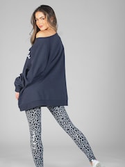 Pineapple Grey Oversized Sweatshirt - Image 2 of 5