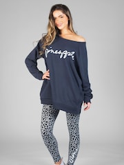 Pineapple Grey Oversized Sweatshirt - Image 5 of 5