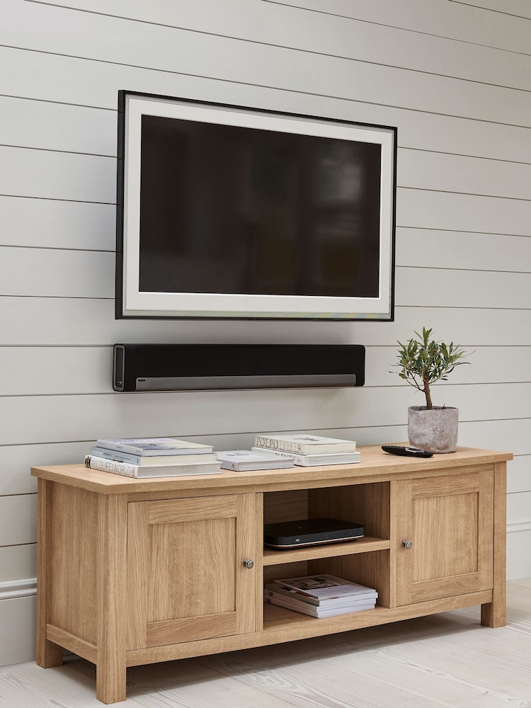 Natural Malvern Oak Effect Up to 60 inch Slim TV Unit - Image 1 of 10