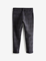 Navy/Blue Smart Check Trousers (12mths-16yrs) - Image 2 of 3