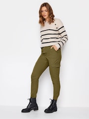 Long Tall Sally Green Cargo Stretch Skinny Jeans - Image 2 of 3