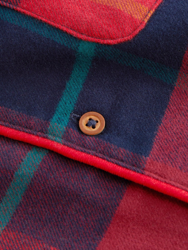 Red Check Matching Family Kids Christmas Cotton Pyjamas (9mths-16yrs) - Image 7 of 7