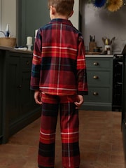 Red Check Matching Family Kids Christmas Cotton Pyjamas (9mths-16yrs) - Image 3 of 7