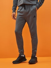 adidas Grey Regular Essentials Fleece Tapered Joggers - Image 1 of 5