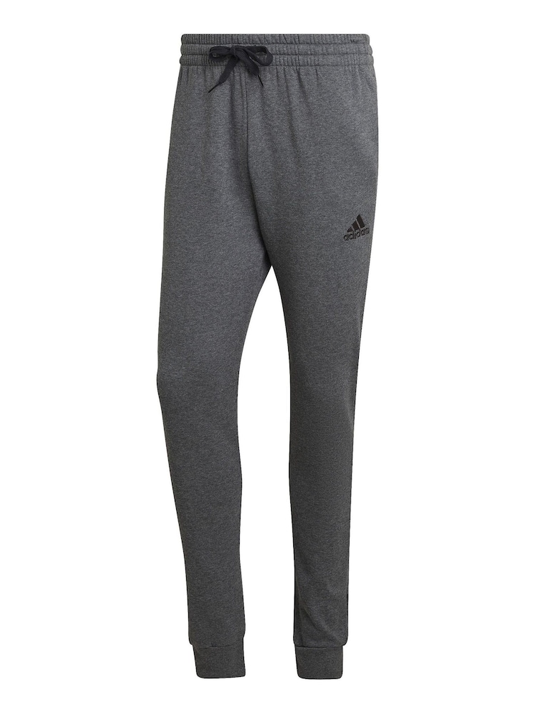 adidas Grey Regular Essentials Fleece Tapered Joggers - Image 5 of 5