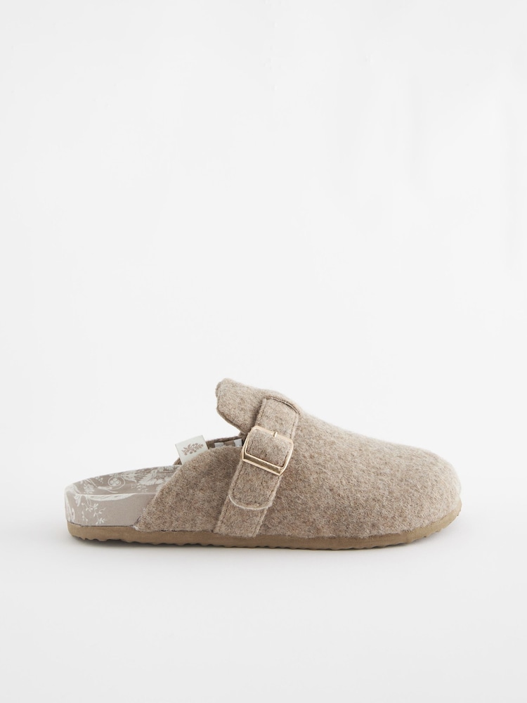 Chaussons mules Laura Ashley sabots en feutre - Image 4 of 7