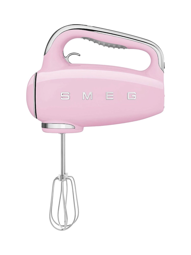 Smeg Pink 50's Style Pink Hand Mixer - Image 1 of 7