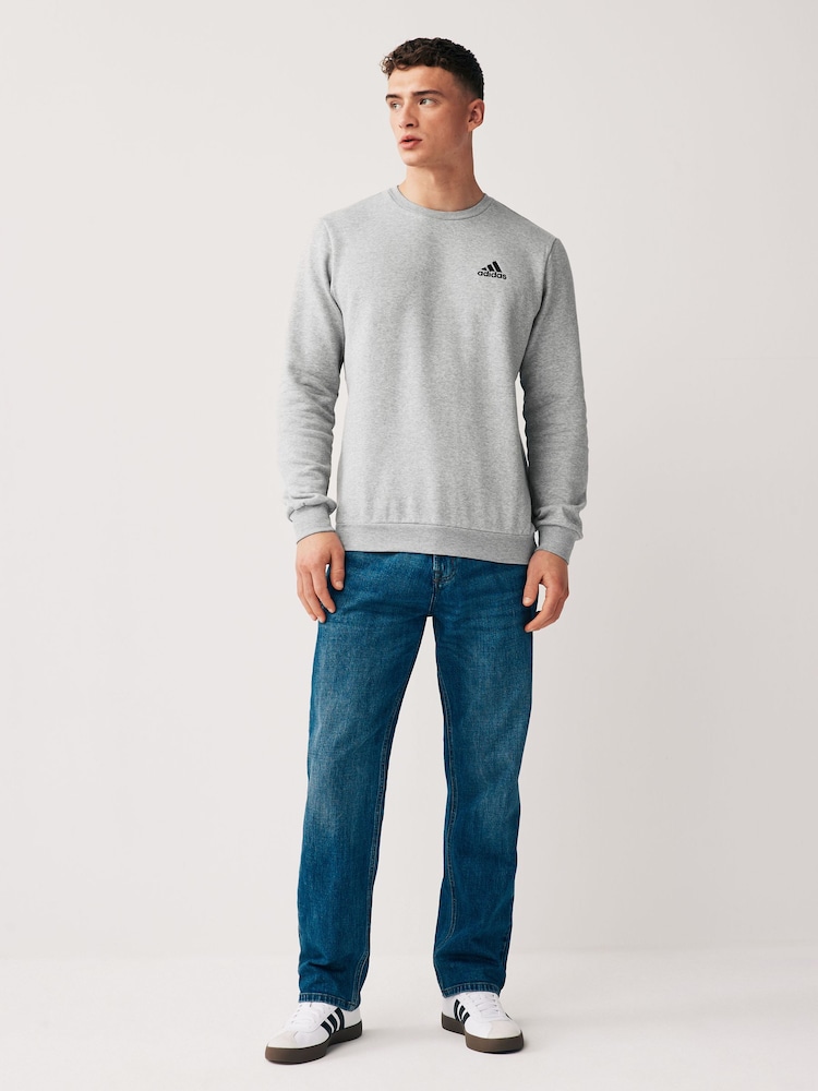 adidas Grey Feelcozy Sweatshirt - Image 2 of 5