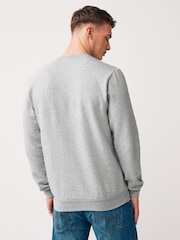 adidas Grey Feelcozy Sweatshirt - Image 3 of 5