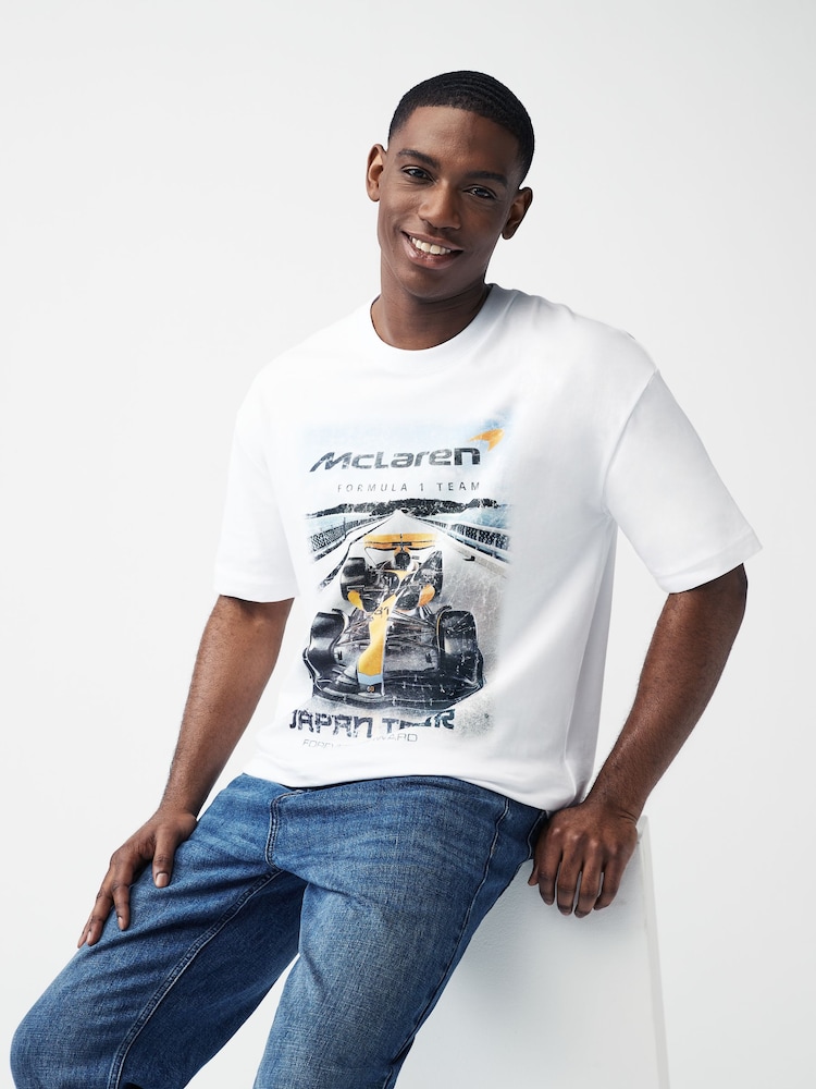 Biały - McLaren Licence T-Shirt - Image 1 of 7