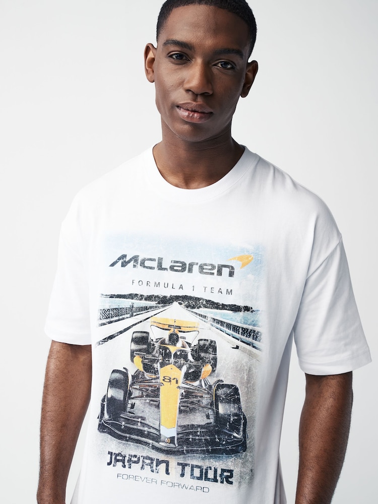 Biały - McLaren Licence T-Shirt - Image 4 of 7