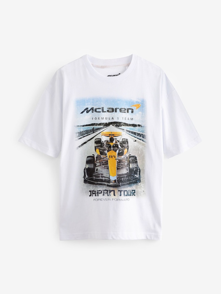 Biały - McLaren Licence T-Shirt - Image 5 of 7
