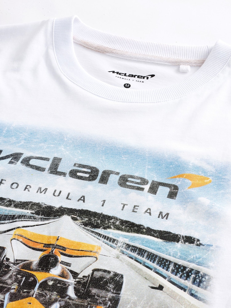 Biały - McLaren Licence T-Shirt - Image 6 of 7