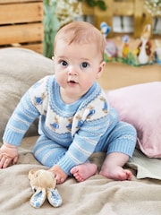 Вязаный комплект для малышей из Peter Rabbit Фер-Айл JoJo Maman Bébé - Изображение 2 из 8