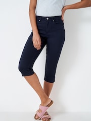 Crew Clothing Company Pink Cotton Regular Casual Shorts - Image 1 of 4