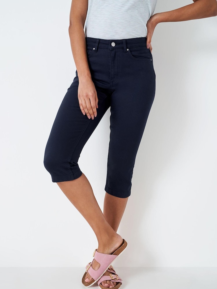 Crew Clothing Company Pink Cotton Regular Casual Shorts - Image 1 of 4