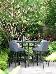 Maze Grey Garden Regal 4 Seat Round Bar Set - Image 2 of 5