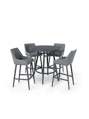 Maze Grey Garden Regal 4 Seat Round Bar Set - Image 5 of 5
