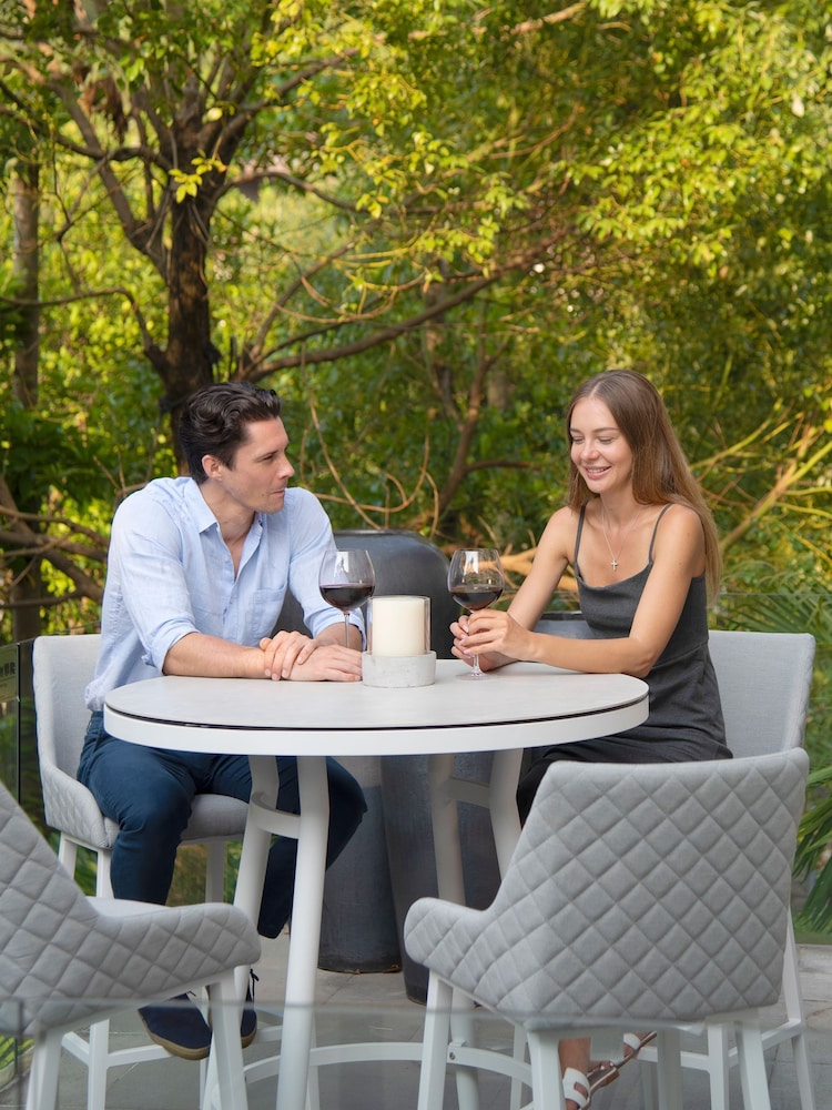 Maze Grey Garden Regal 4 Seat Round Bar Set - Image 2 of 5