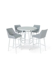 Maze Grey Garden Regal 4 Seat Round Bar Set - Image 5 of 5