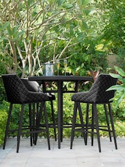 Maze Grey Garden Regal 4 Seat Round Bar Set - Image 2 of 6
