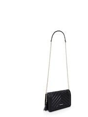 Carvela Black Lara Tassel Flapover Bag - Image 4 of 5