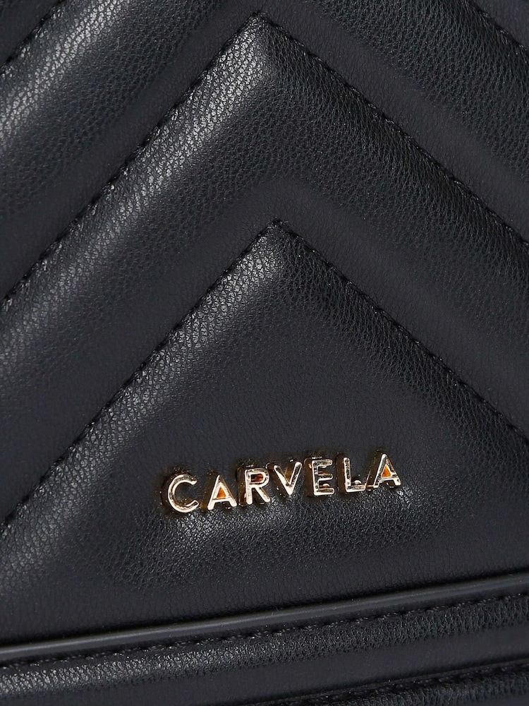 Carvela Black Lara Tassel Flapover Bag - Image 5 of 5