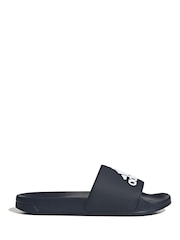 adidas Blue Sportswear Adilette Shower Slides - Image 1 of 9