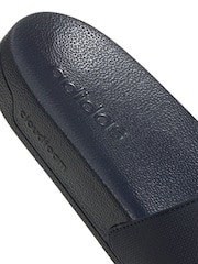 adidas Blue Sportswear Adilette Shower Slides - Image 9 of 9