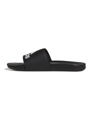 adidas Dark Black Sportswear Adilette Comfort Slides - Image 2 of 9