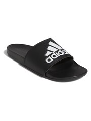 adidas Dark Black Sportswear Adilette Comfort Slides - Image 3 of 9