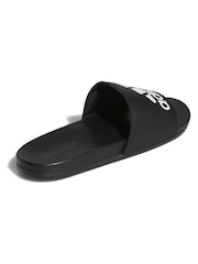 adidas Dark Black Sportswear Adilette Comfort Slides - Image 4 of 9