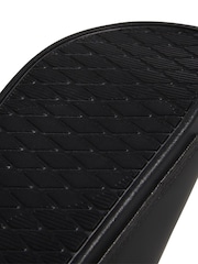 adidas Dark Black Sportswear Adilette Comfort Slides - Image 9 of 9