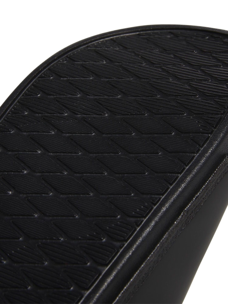 adidas Dark Black Sportswear Adilette Comfort Slides - Image 9 of 9