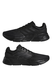 adidas Black Galaxy 6 Trainers - Image 3 of 7