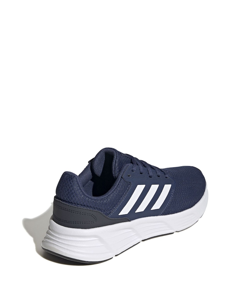 adidas Dark Blue Galaxy 6 Trainers - Image 3 of 8